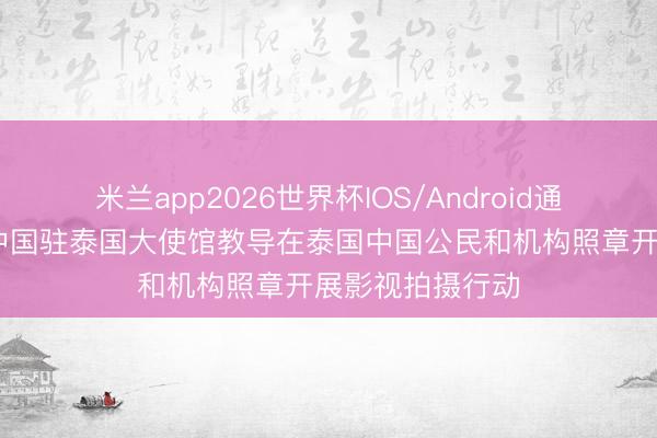 米兰app2026世界杯IOS/Android通用手机版下载 中国驻泰国大使馆教导在泰国中国公民和机构照章开展影视拍摄行动